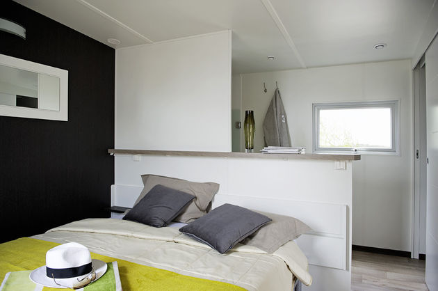 Stijlvol interieur in de mobile homes