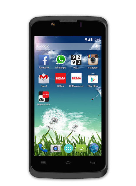 Hema H3 smartphone zwart