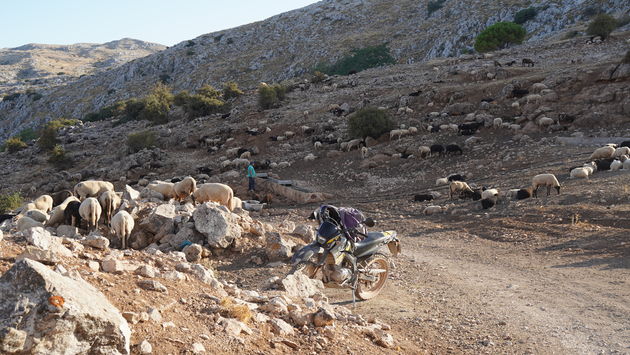 Ergens hoog in de bergen van de Sierra de Lojo